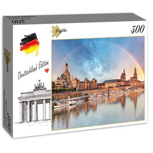 Grafika (02543) - "Deutschland Edition, Skyline Dresdener Altstadt" - 300 pieces puzzle