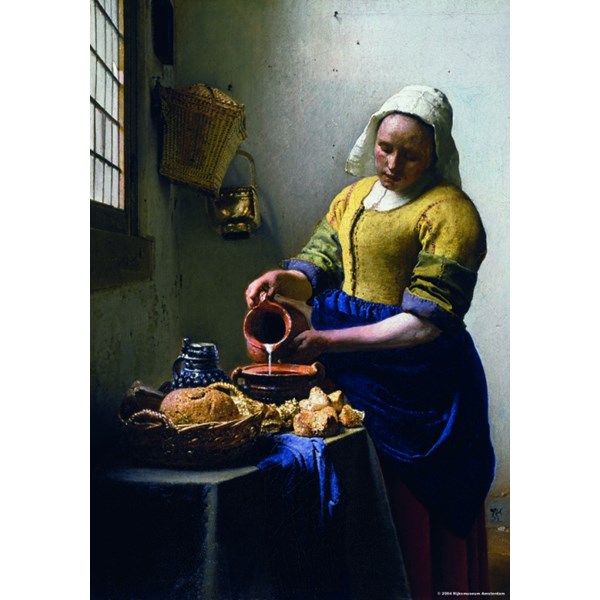 PuzzelMan (382) - Johannes Vermeer: "The Milkmaid" - 1000 pieces puzzle