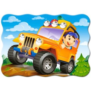 Castorland (B-03631) - "Off-Road Ride" - 30 pieces puzzle
