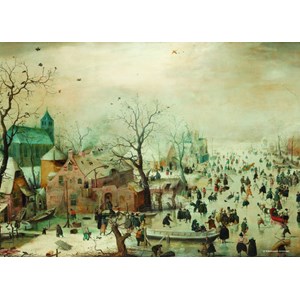 PuzzelMan (471) - Hendrick Avercamp: "Winter" - 210 pieces puzzle