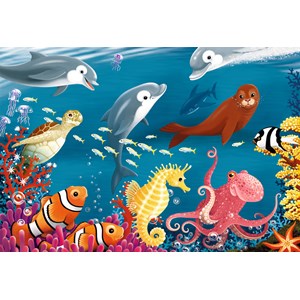 Ravensburger (05456) - "Ocean Life" - 24 pieces puzzle