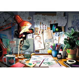 Ravensburger (19432) - "The Artist's Desk" - 1000 pieces puzzle