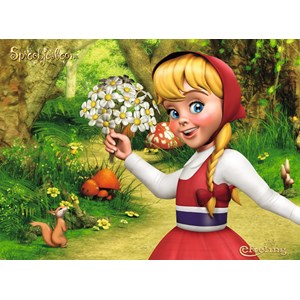 Ravensburger (07055) - "Your girlfriends from the Efteling" - 12 14 20 24 pieces puzzle