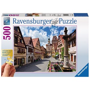 Ravensburger (13607) - "Rothenburg ob der Tauber" - 500 pieces puzzle