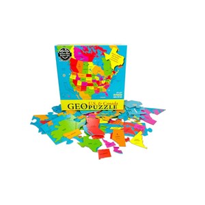 Geo Toys (GEO 104) - "United States & Canada" - 70 pieces puzzle