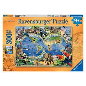 Ravensburger (13173) - "World of Wildlife" - 300 pieces puzzle