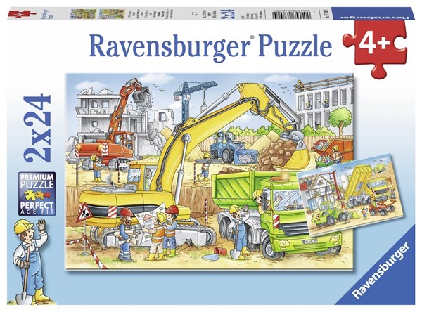 Ravensburger (07800) - "Hard to work" - 24 pieces puzzle