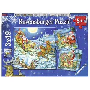 Ravensburger (08032) - "Christmas Magic" - 49 pieces puzzle