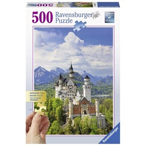 Ravensburger (13681) - "Neuschwanstein Castle" - 500 pieces puzzle