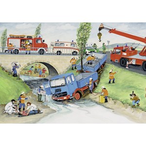 Ravensburger (08851) - "Busy Fire Brigade" - 24 pieces puzzle