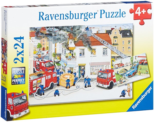 Ravensburger (08851) - "Busy Fire Brigade" - 24 pieces puzzle