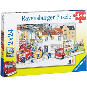Ravensburger (08851) - "Busy Fire Brigade" - 24 pieces puzzle