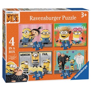 Ravensburger (06895) - "Despicable Me 3" - 12 16 20 24 pieces puzzle