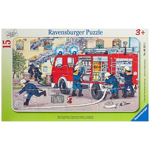 Ravensburger (06321) - "Child with Fireman Car" - 15 pieces puzzle
