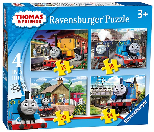 Ravensburger (07070) - "Thomas &Friends" - 12 16 20 24 pieces puzzle