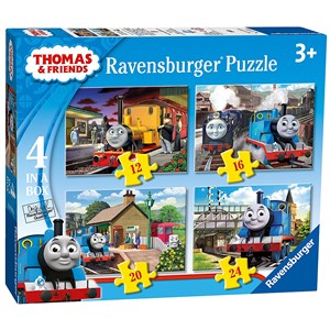 Ravensburger (07070) - "Thomas &Friends" - 12 16 20 24 pieces puzzle