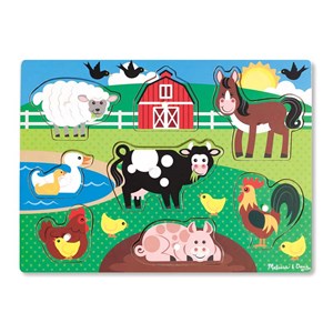 Melissa and Doug (9050) - "Farm" - 8 pieces puzzle