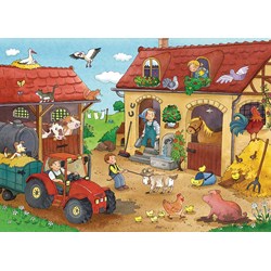 Ravensburger (07560) - "Working on the Farm" - 12 12 pieces puzzle