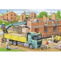 Ravensburger (07589) - "Busy Construction Site" - 12 pieces puzzle