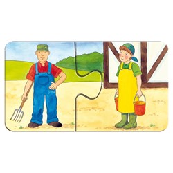 Ravensburger (07333) - "On the farm" - 2 pieces puzzle