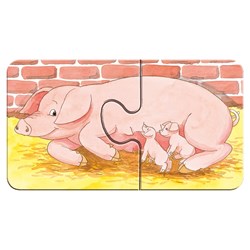 Ravensburger (07333) - "On the farm" - 2 pieces puzzle