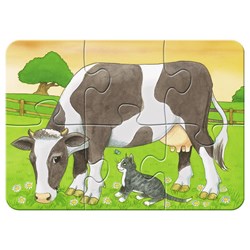 Ravensburger (06953) - "Lovable Farmers" - 2 4 6 8 pieces puzzle