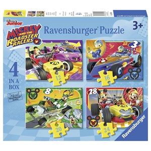 Ravensburger - "Mickey and the Roadster Racers" - 12 16 20 24 pieces puzzle