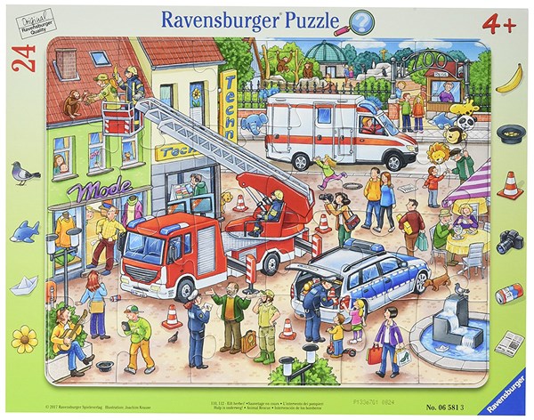 Ravensburger (06581) - "Hurry up here" - 24 pieces puzzle