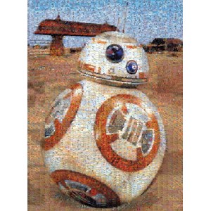 Buffalo Games (10607) - "Photomosaic Star Wars Episode VII BB-8" - 1000 pieces puzzle