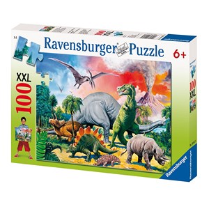 Ravensburger (10957) - "Dinosaurs" - 100 pieces puzzle