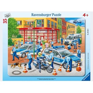 Ravensburger (06642) - "Great Police Operation" - 35 pieces puzzle