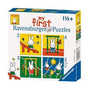 Ravensburger (07146) - "Miffy" - 2 3 4 5 pieces puzzle
