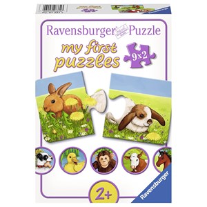Ravensburger (07331) - "Dear animal" - 2 pieces puzzle