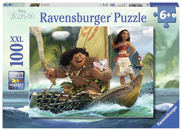 Ravensburger (10943) - "Vaiana and Maui" - 100 pieces puzzle