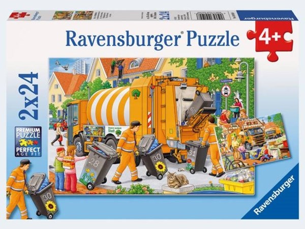 Ravensburger (09192) - "The Dustmen" - 24 pieces puzzle