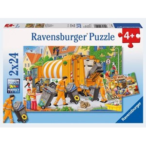 Ravensburger (09192) - "The Dustmen" - 24 pieces puzzle