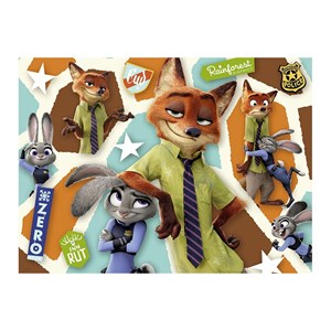 Ravensburger (10028) - "Zootopia" - 150 pieces puzzle