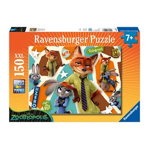 Ravensburger (10028) - "Zootopia" - 150 pieces puzzle