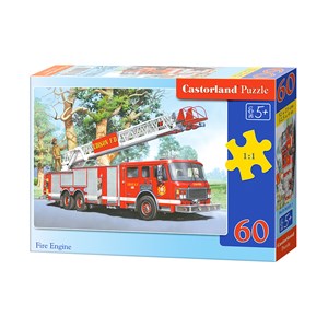 Castorland (B-06595) - "Fire Truck" - 60 pieces puzzle