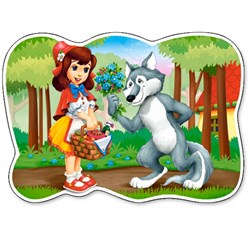 Castorland (B-120185) - "The Little Red Riding Hood" - 12 pieces puzzle