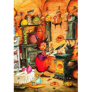 Grafika Kids (01454) - François Ruyer: "The Witch" - 100 pieces puzzle