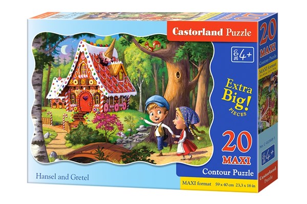 Castorland (C-02368) - "Hansel and Gretel" - 20 pieces puzzle
