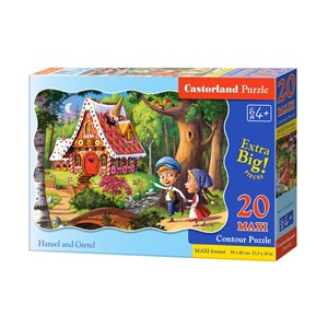 Castorland (C-02368) - "Hansel and Gretel" - 20 pieces puzzle