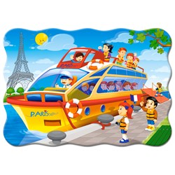 Castorland (B-03624) - "Paris Boat Tour" - 30 pieces puzzle