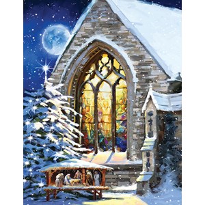 SunsOut (37346) - Richard Macneil: "Christmas Manger" - 1000 pieces puzzle