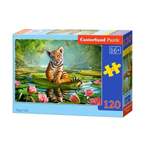 Castorland (B-13296) - "Tiger Lily" - 120 pieces puzzle
