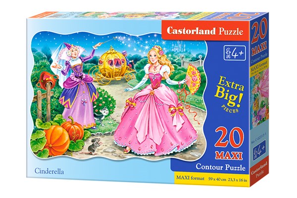 Castorland (C-02313) - "Cinderella" - 20 pieces puzzle