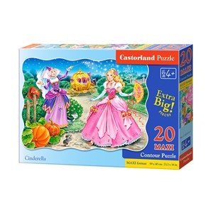 Castorland (C-02313) - "Cinderella" - 20 pieces puzzle