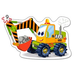 Castorland (B-020065) - "Construction Works" - 9 15 pieces puzzle