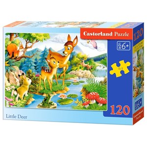 Castorland (B-12725) - "Little Deer" - 120 pieces puzzle